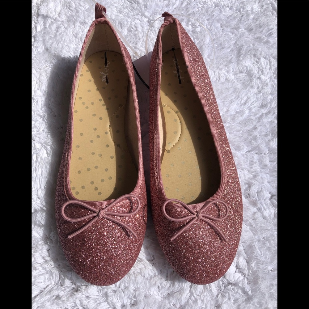 NWT CAT & JACK Girls Dress Ballet Flats